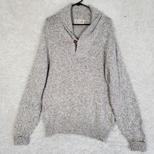 Cedar‎ Bend Men Wool Shawl Collar Sweater Size Large Knit Pullover Teacher Dad